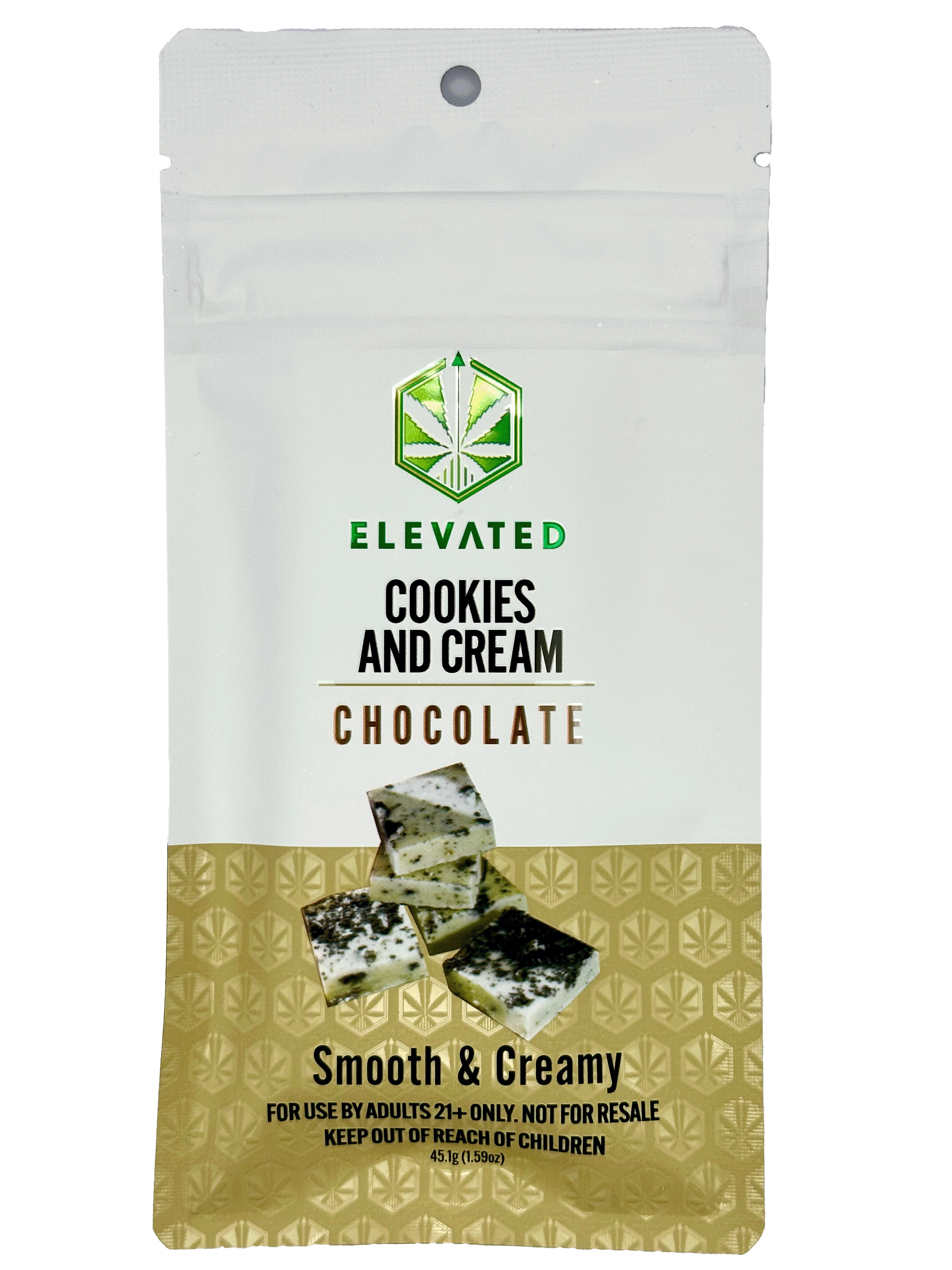 Photograph of product: Elevated - Chocolate - 100mg - Cookies & Cream (S)