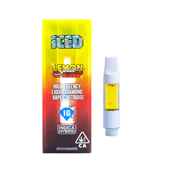 Photograph of product: Lemon Cherry Gelato 1G Vape Cart