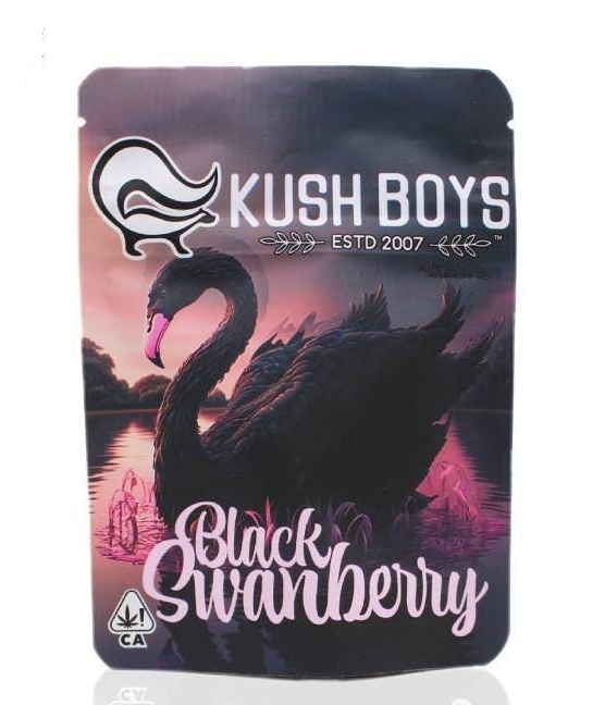 Photograph of product: 1/2 oz Black Swanberry (Oui'd Hybrid) Flower TH-oui:28% $50 or 2/$90 - 14g
