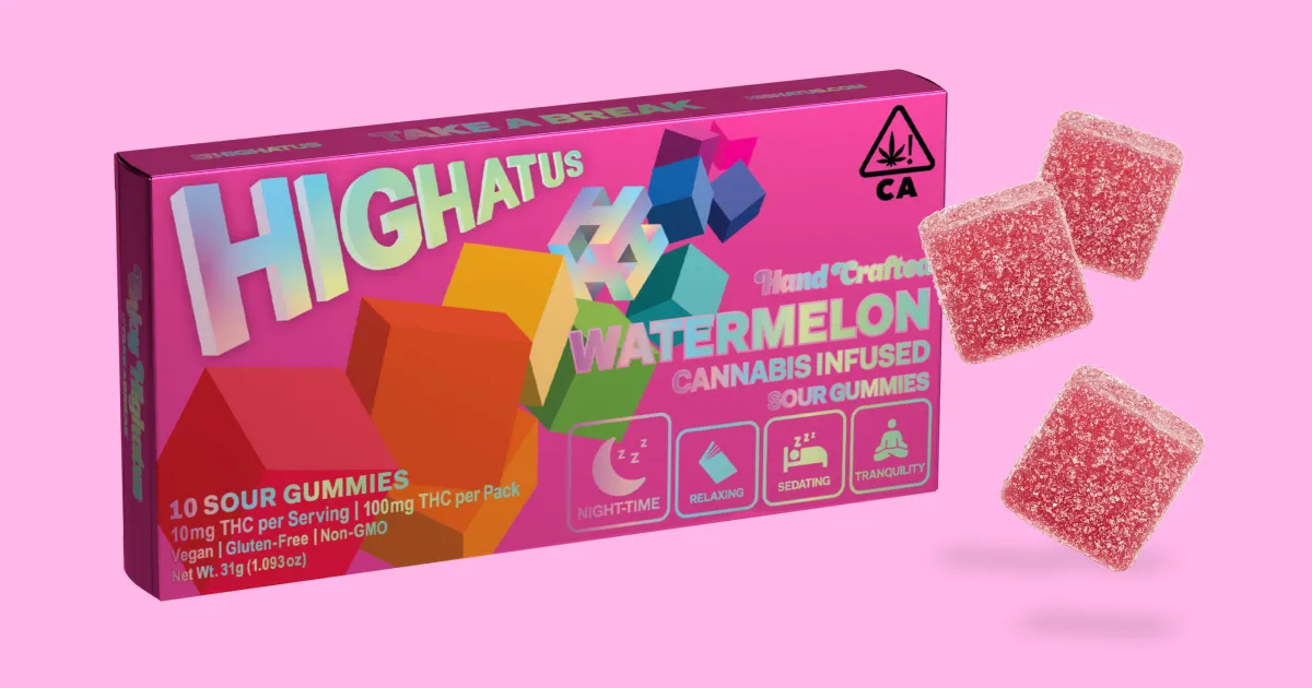 Photograph of product: SOUR GUMMIES 10PK - WATERMELON