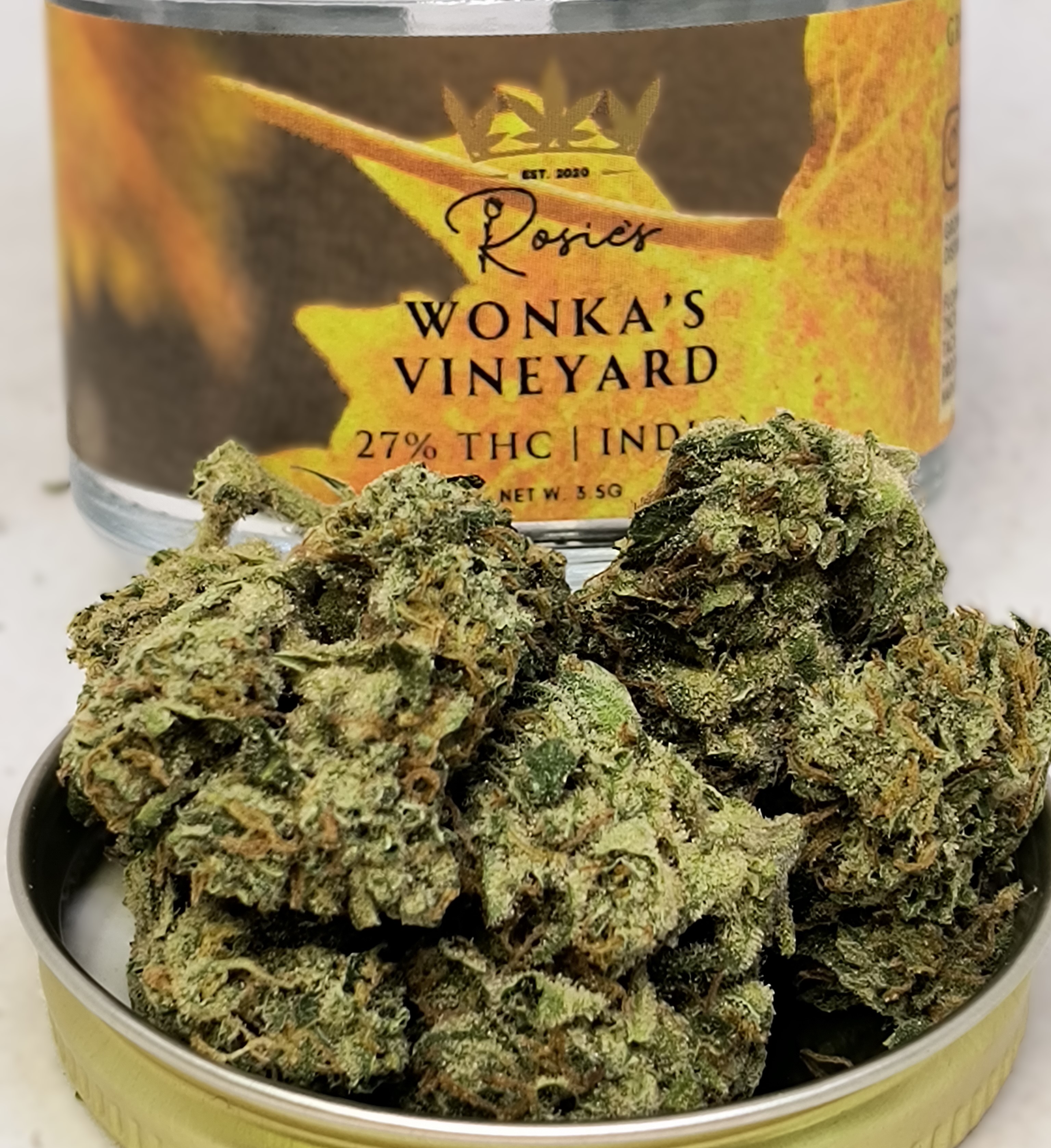 Photograph of product: Wonka's Vineyard Jar | Rosie's - 3.5g
