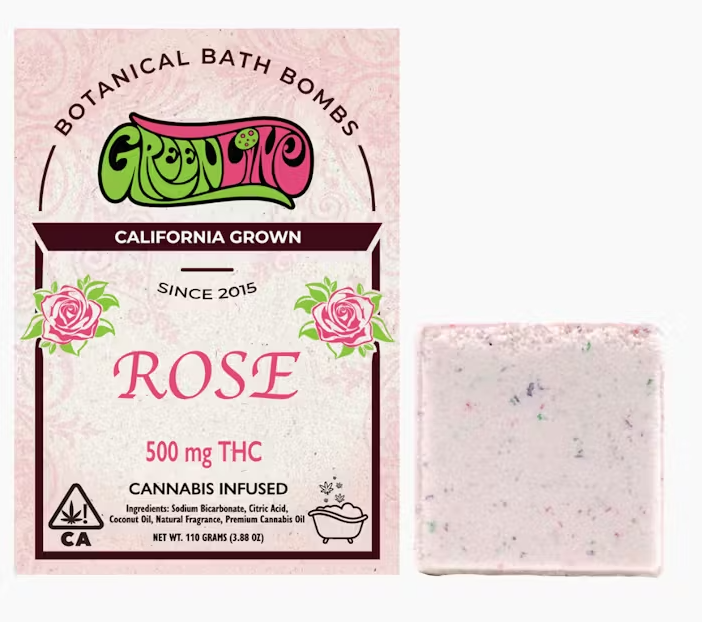 Photograph of product: $32 | Rose Bath Bomb Greenline