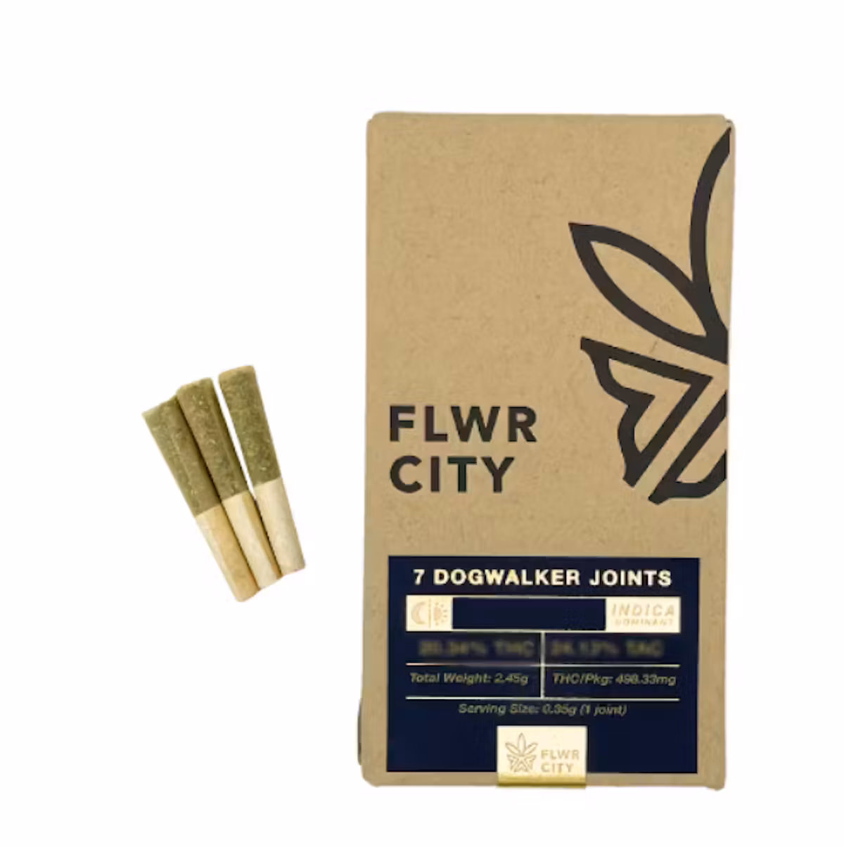 Photograph of Product: Flwr City - Sluricane Dog Walker Pre-Rolls 7pk