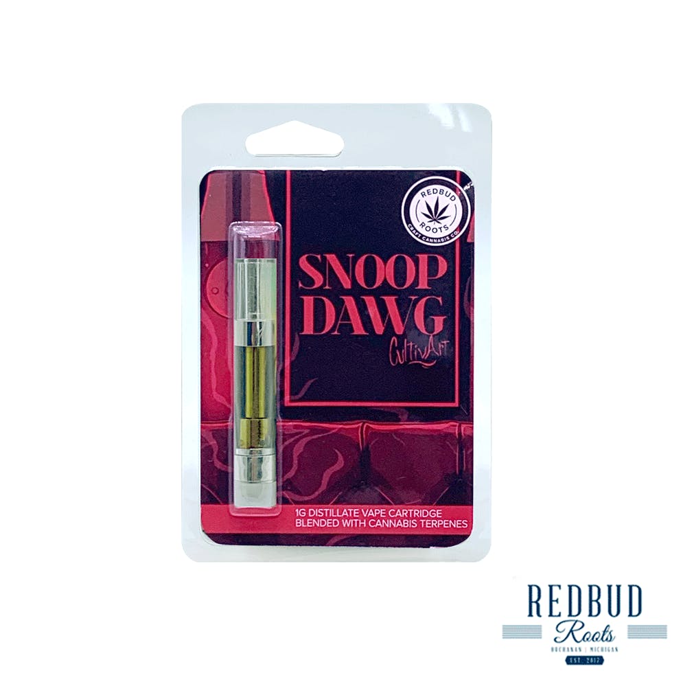 Photograph of product: Redbud Roots Snoop Dawg Cultivart 1g Vape Cart