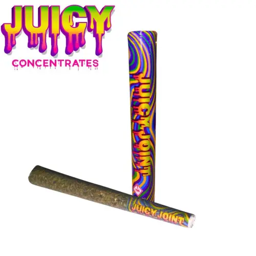 Photograph of product: Juicy ROSIN Infused Preroll - Super Lemon Cherry X Papaya Juice