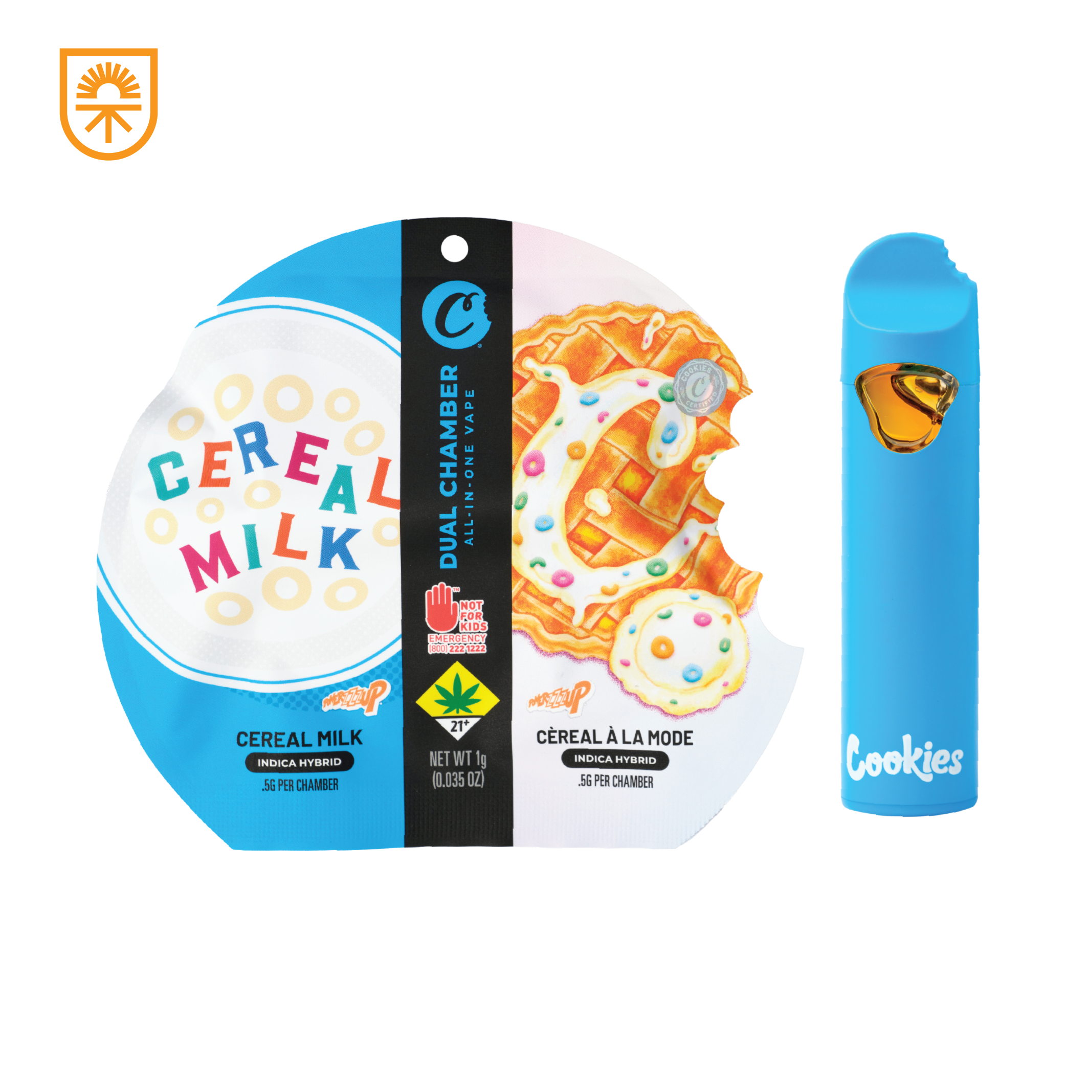 Photograph of Product: Cereal Milk x Cereal A La Mode - Dual Chamber - All-In-One - 1g