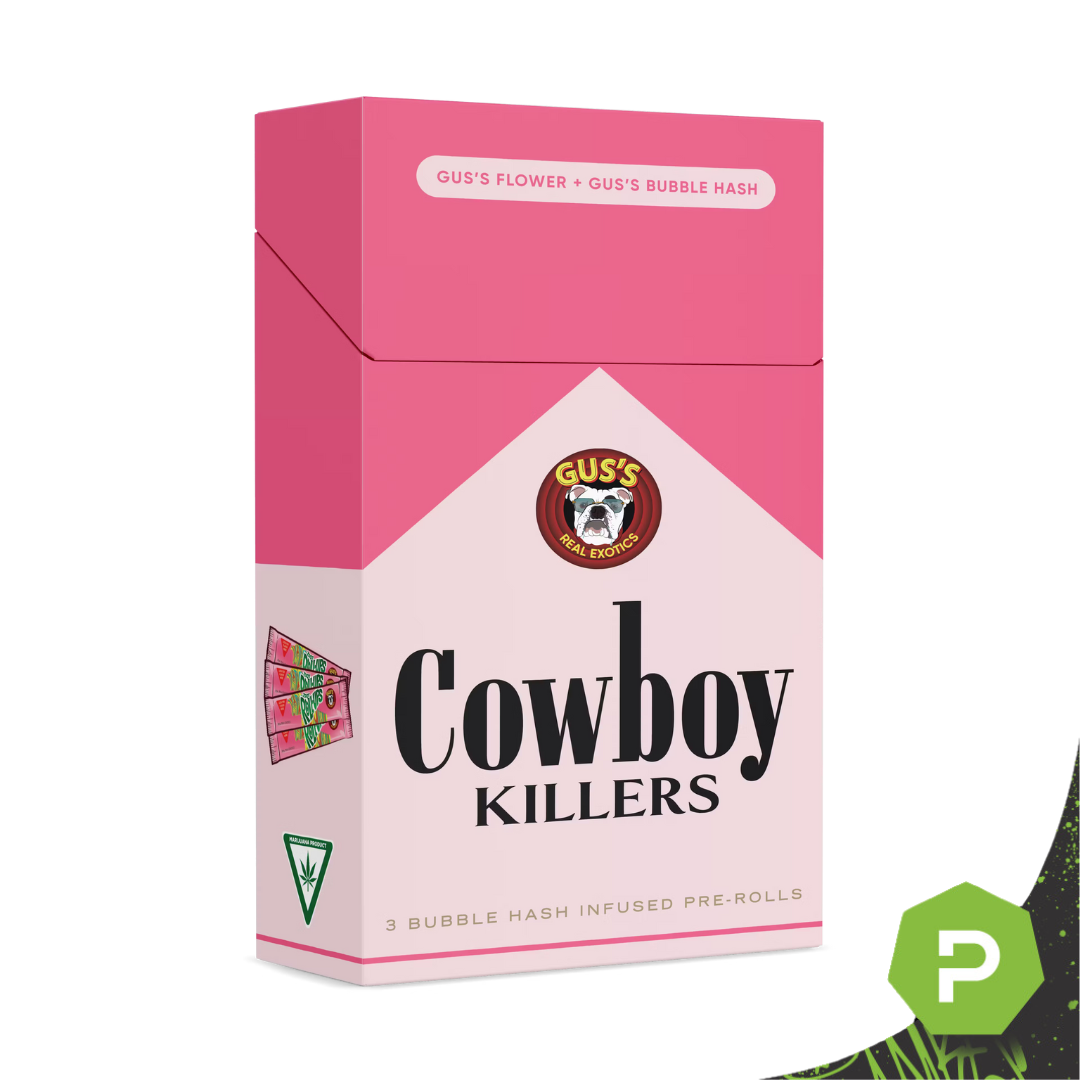 Photograph of product: Cowboy Killers Bubble au chocolat Infused 3pk | Zoot Rollups