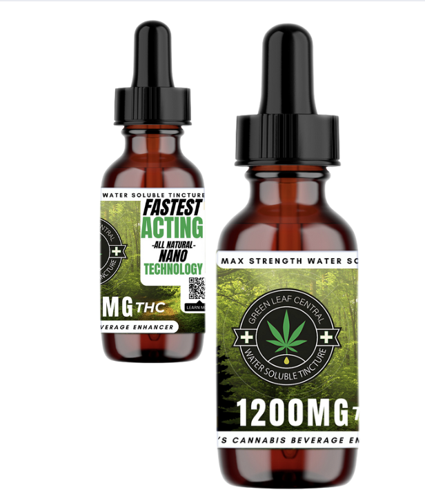 Photograph of product: Water Soluble Tincture | 1200mg TH-oui | Green Leaf Central