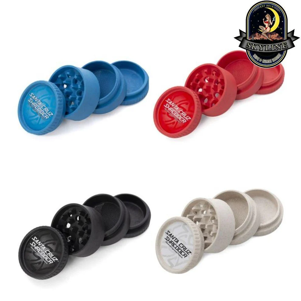 Photograph of product: Santa Cruz Shredder - 4 Piece Medium Hemp Grinder
