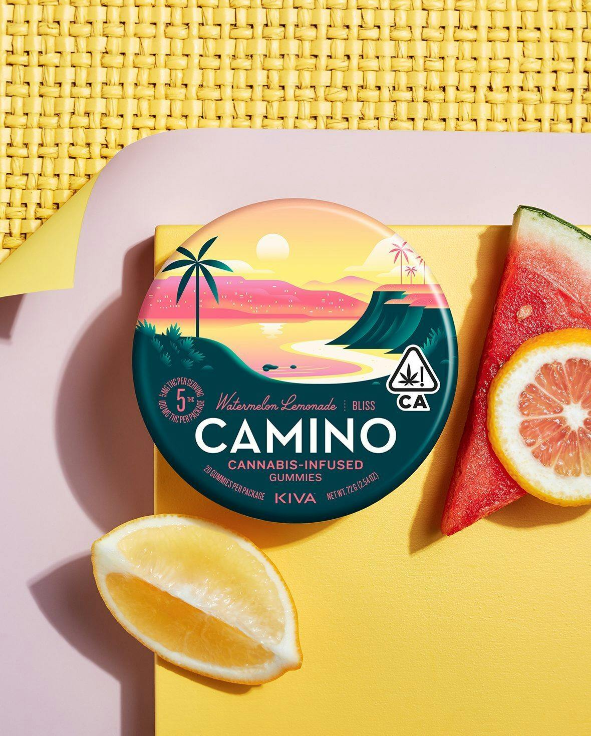 Photograph of product: Camino | 200mg | Gummies | Wild Cherry