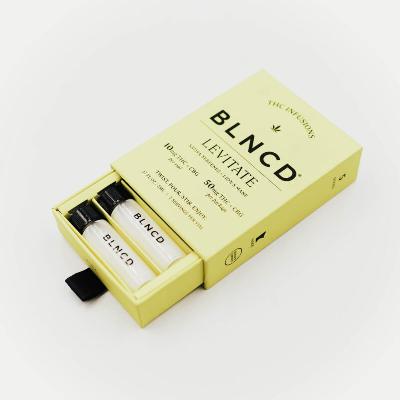 Photograph of product: Levitate | Infusion | 10mg | 10mg CBG  | 5 Pk
