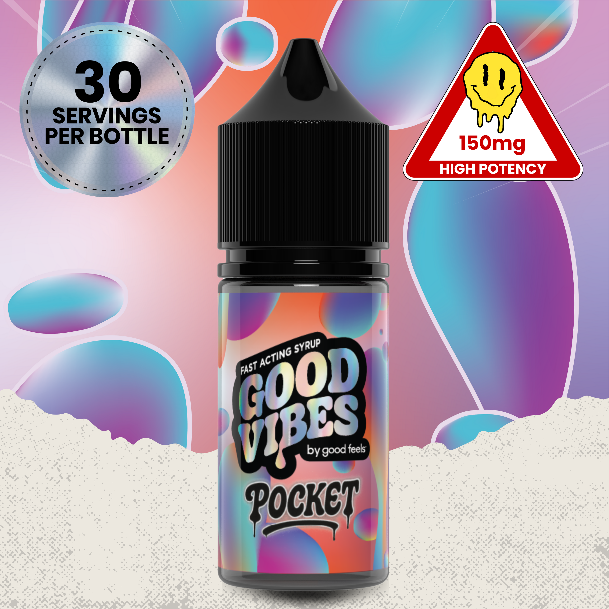Photograph of product: Unflavored Pocket Size Fast Acting Tincture | 150mg