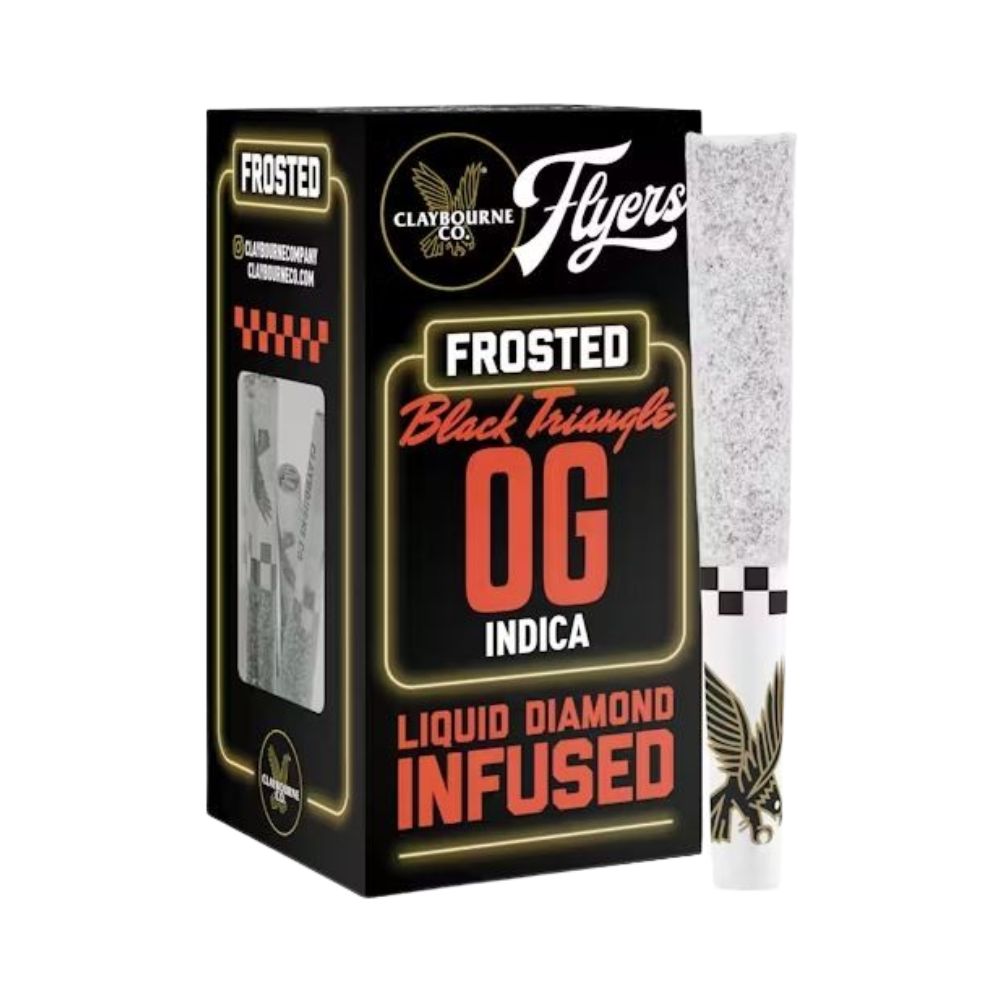 Photograph of product: BLACK TRIANGLE OG 5-PACK 2.5G (FROSTED FLYERS)