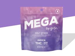 Photograph of product: Sour Grape | Mega Pearl | 100mg