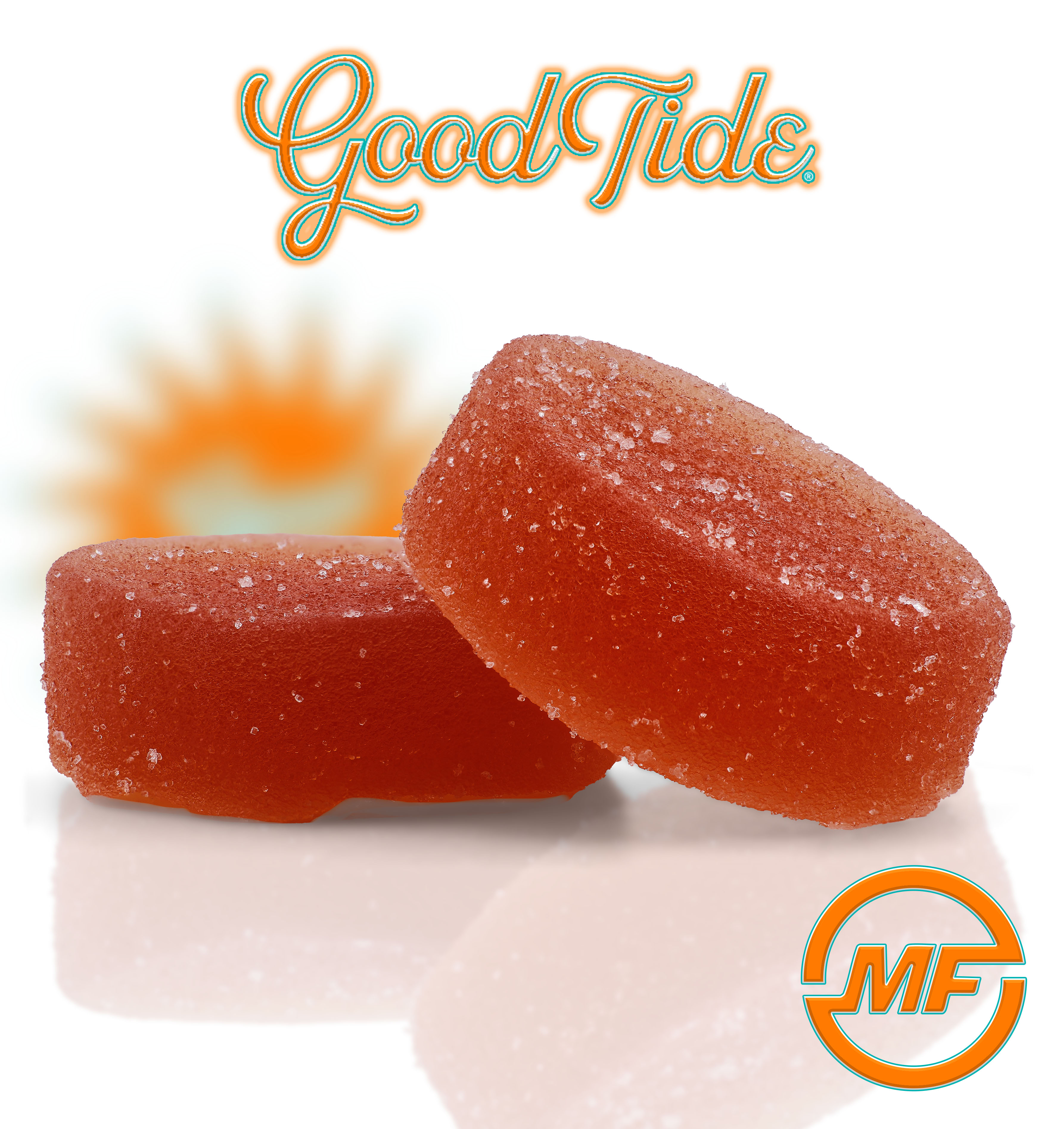 Photograph of product: Good Tide | Guava au chocolat Rosin Gummies | 200mg