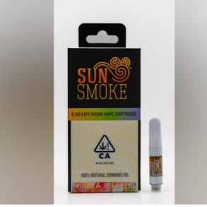 Photograph of product: HELLA JELLY LIVE ROSIN .5G VAPE