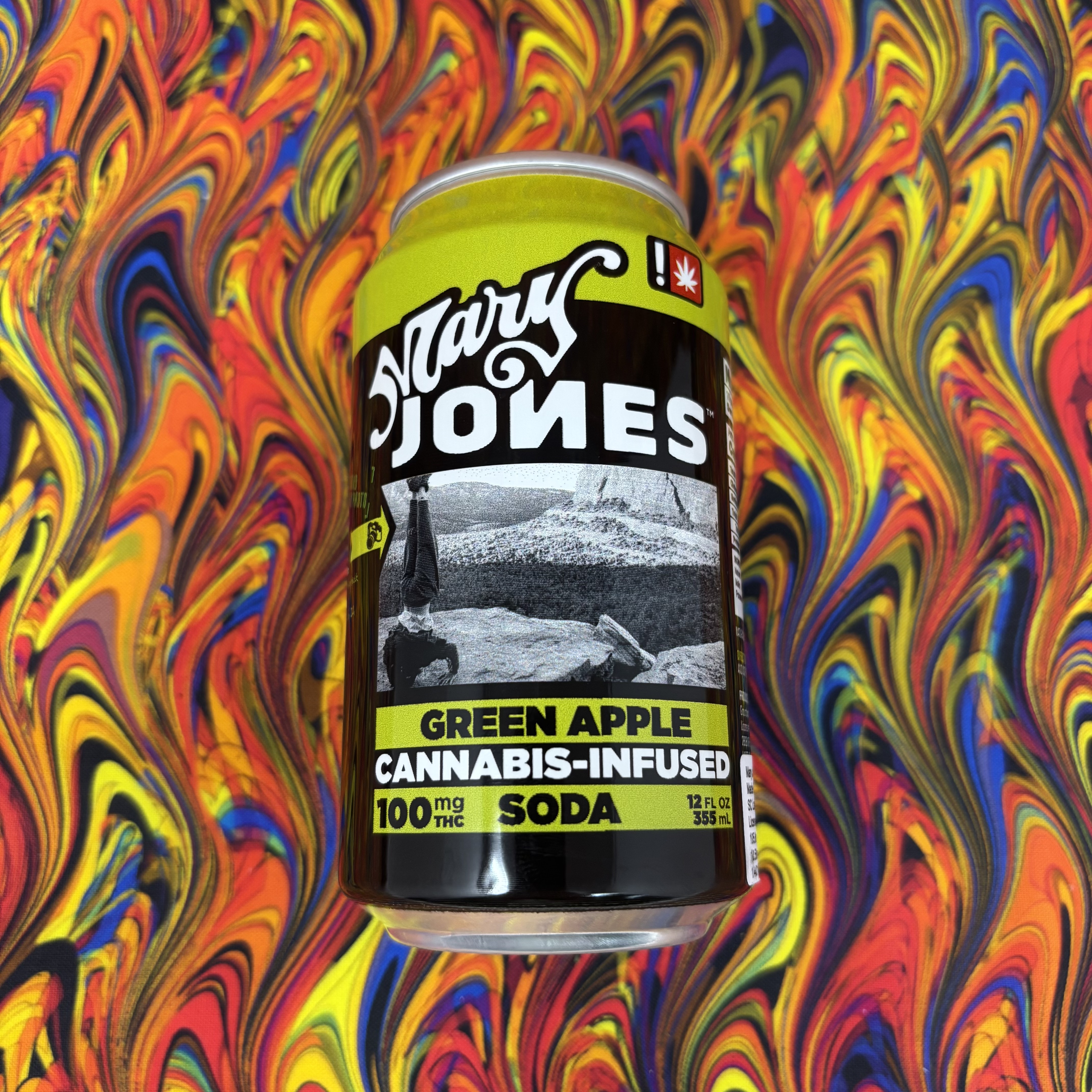 Photograph of product: Green Apple 100mg - Mary Jones