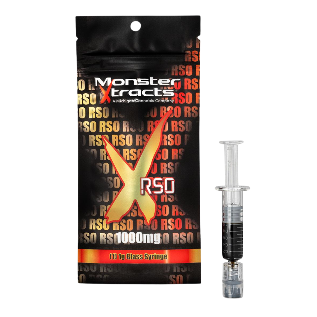 Photograph of product: Monster X | RSO Super Blend Syringe | 1g