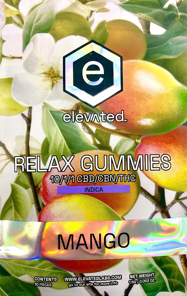 Photograph of product: Mango - Relax - 10:1:1 CBD:CBN