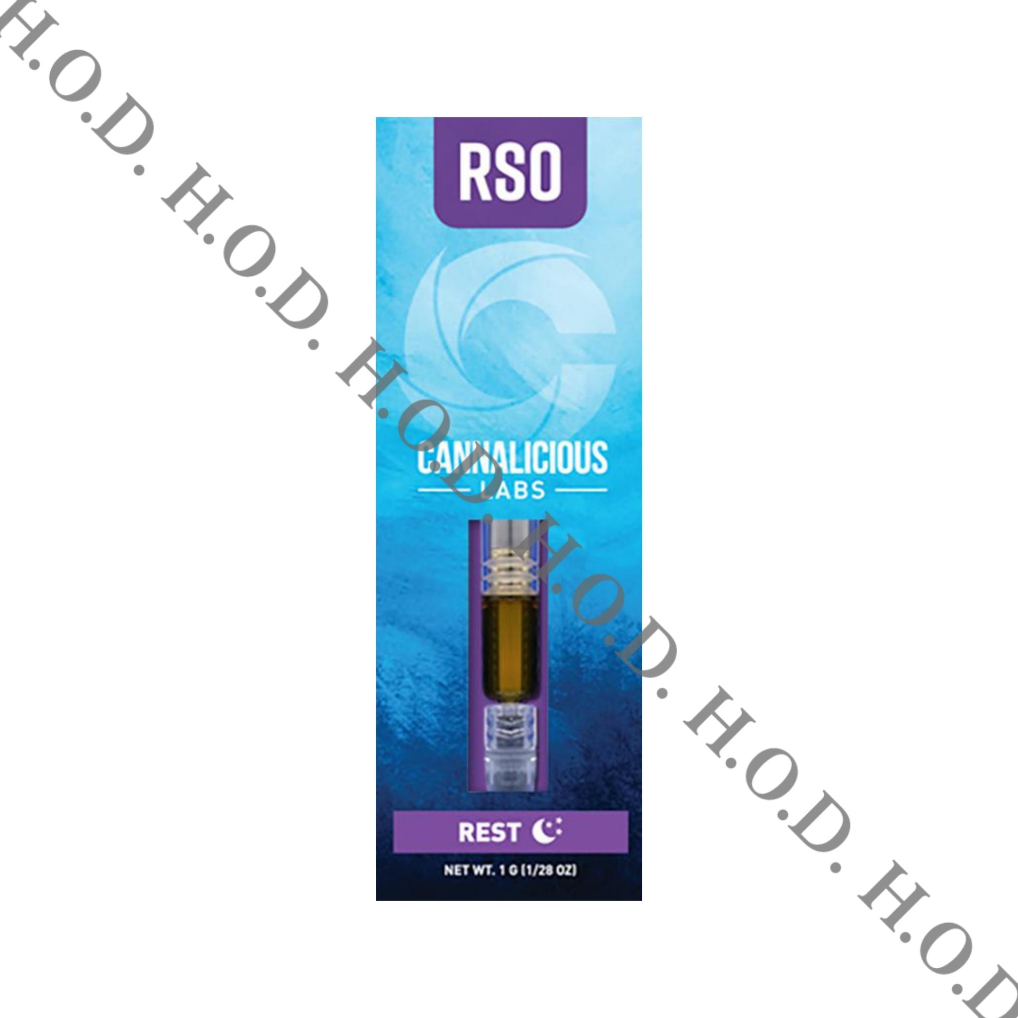 Photograph of product: Cannalicious Rest RSO 1g