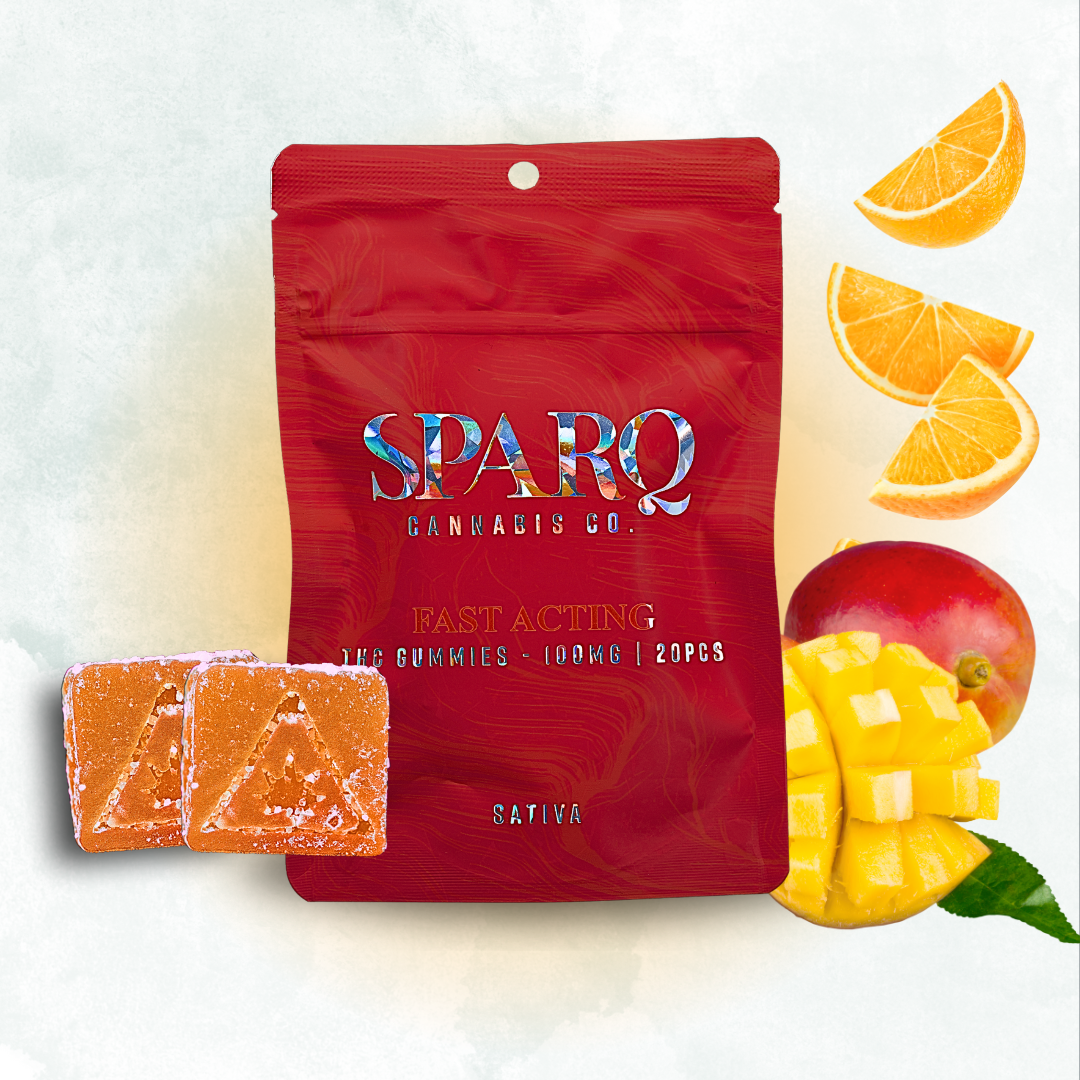 Photograph of product: Sparq | Punch | Gummies | 100mg
