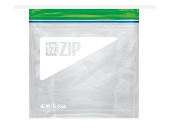 Photograph of product: 1/2 ZIP DOUBLE DOSE SHAKE 14G