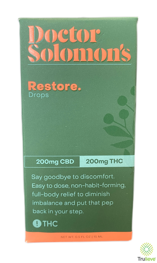 Photograph of product: Doctor Solomon's | Restore - 1:1 Tincture | 400mg 15mL