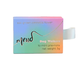 Photograph of product: Mend Botanical | .3g Dogwalkers 10 pack | Golden grams