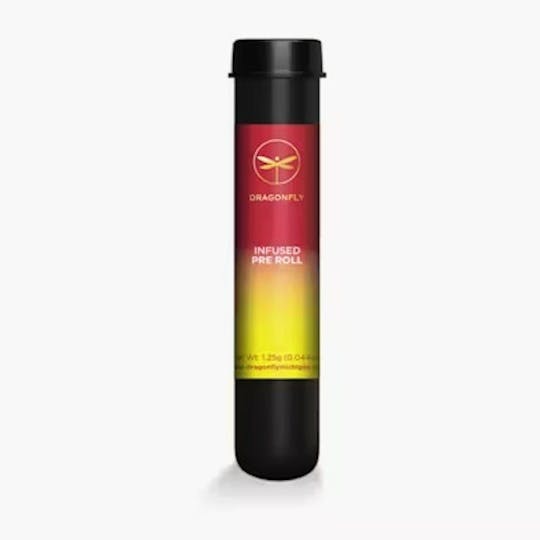 Photograph of product: Dragonfly Infused Pre-Roll | Blackberry Sherbet