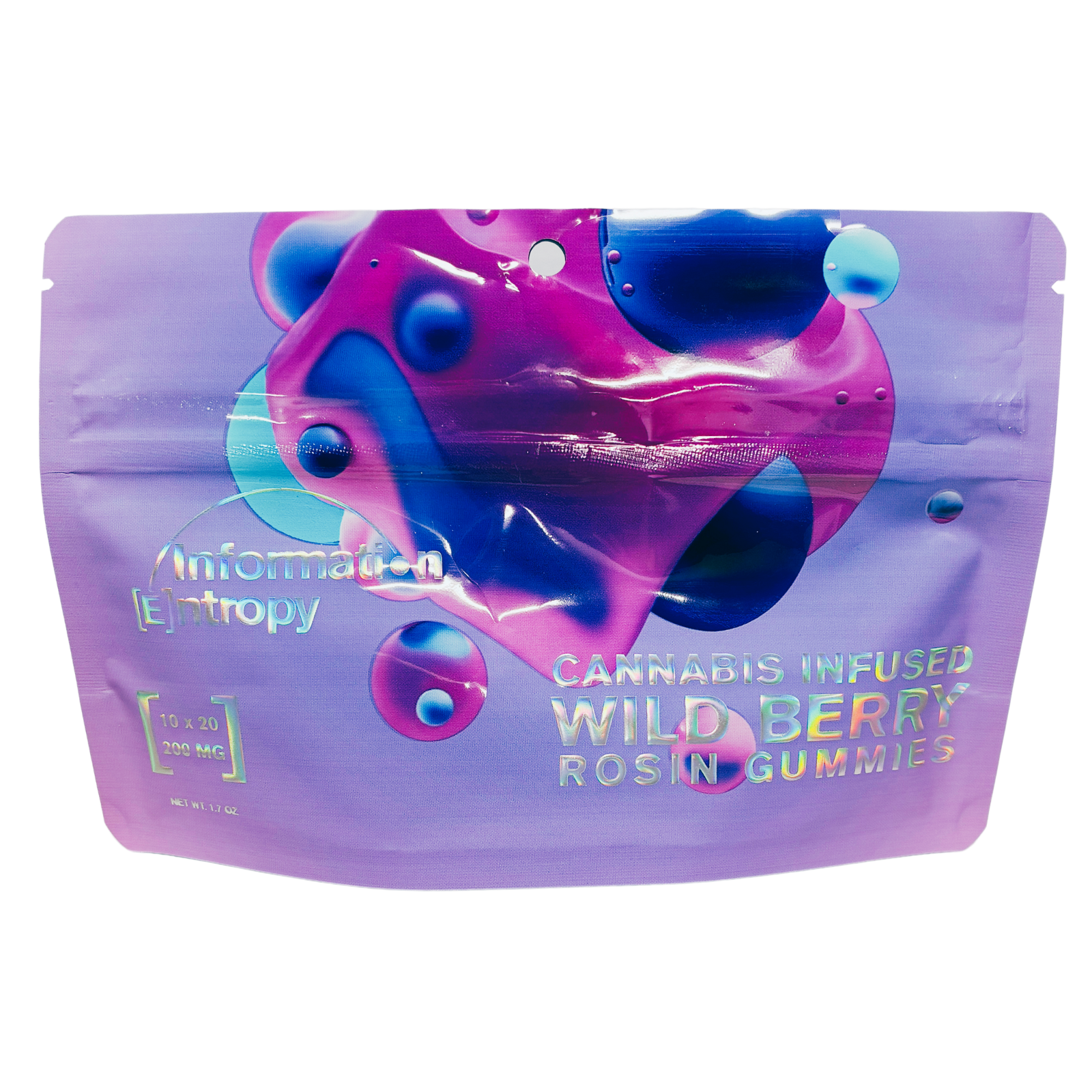 Photograph of product: Information Entropy | Wild Berry | 200mg Rosin Gummies