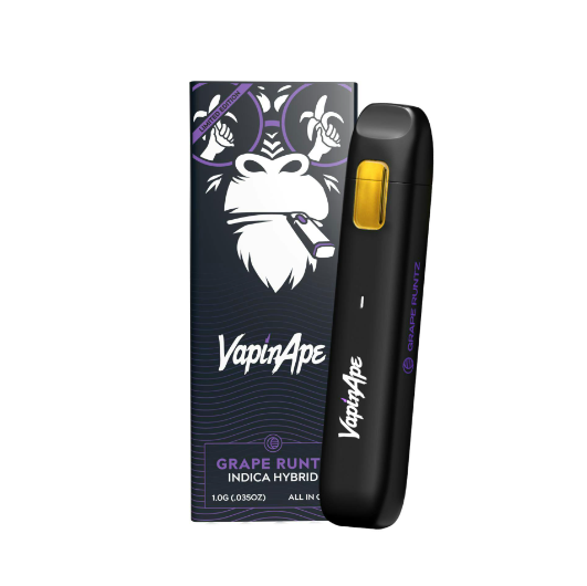 Photograph of product: VAPIN APE GRAPE RUNTZ FULL SPECTRUM DISPOSABLE 1G