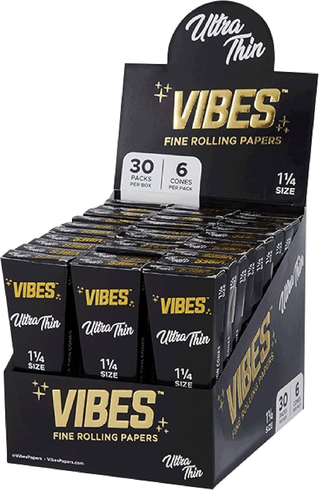 Photograph of product: Vibes Rice Cones-Coffin 6pk