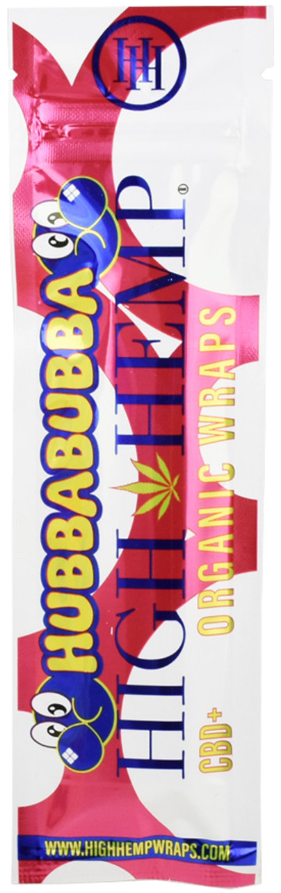 Photograph of product: High Hemp | Organic Wraps | HubbaBubba | 2PK