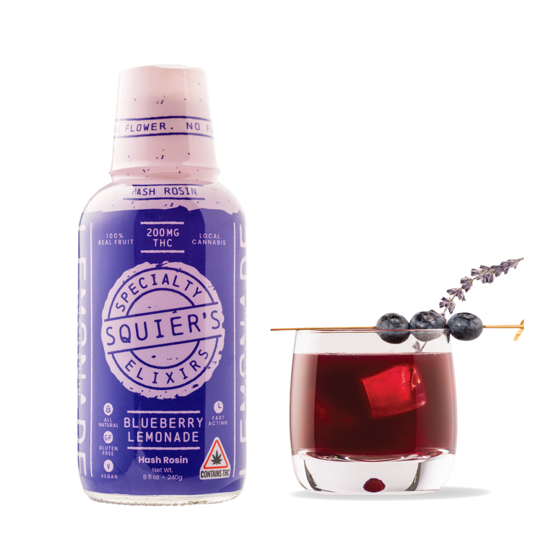 Photograph of product: RTD Squiers Blueberry Lemonade 200 MG