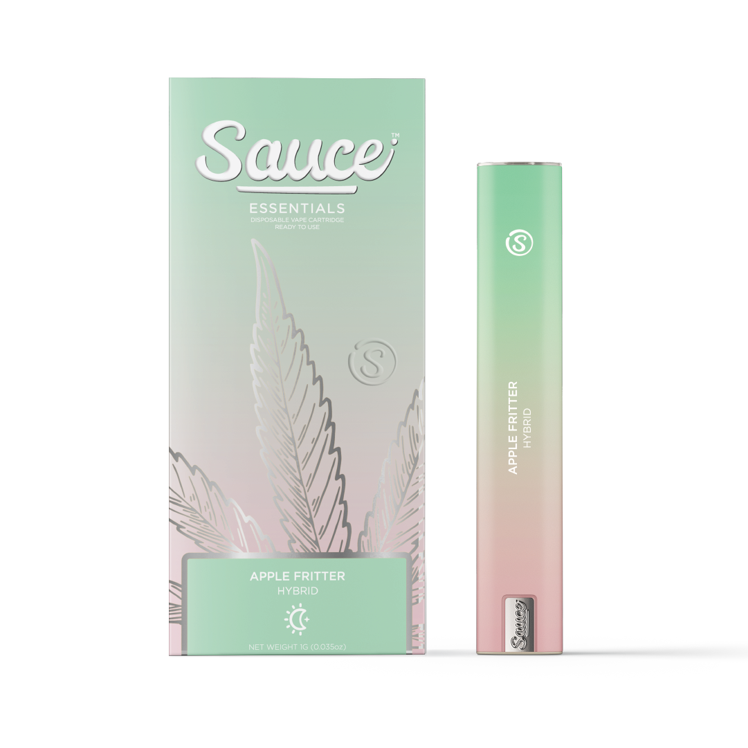 Photograph of product: Sauce Essentials Apple Fritter (H) Live Resin Disposable Vape 1g