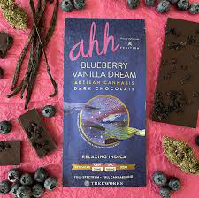 Photograph of product: Chocolate | Blueberry Vanilla | 100mg | 20pk | ahh