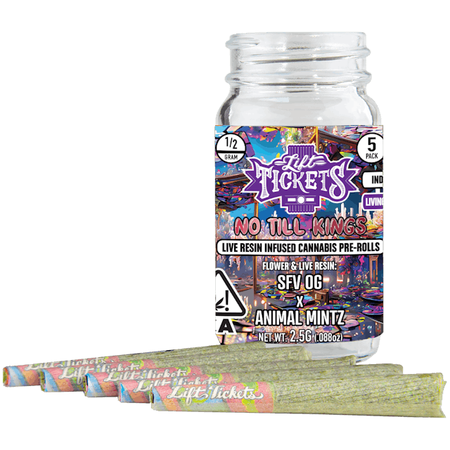 Photograph of Product: Lemon Zest - Infused Pre-Roll 5-Pack