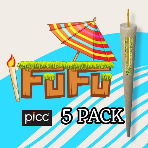 Photograph of product: Banana/Fun Fetti Cake & Northern Haze FUFU Infused Pre-Roll 6-pack | 3g