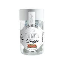Photograph of product: D. Punch Stinger 5 x .5g Infused Pre Roll Pack - Sweet Strawberry - 