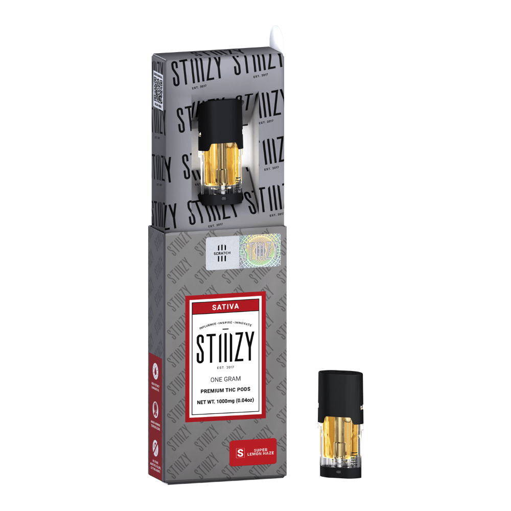 Photograph of product: STIIIZY Super Lemon Haze (S) 1g TH-oui Pod
