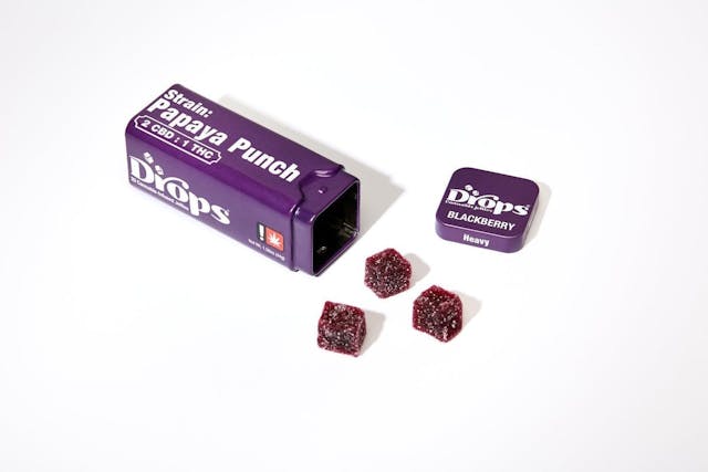 Photograph of product: Blackberry | 20 Piece | 100mg Gummy