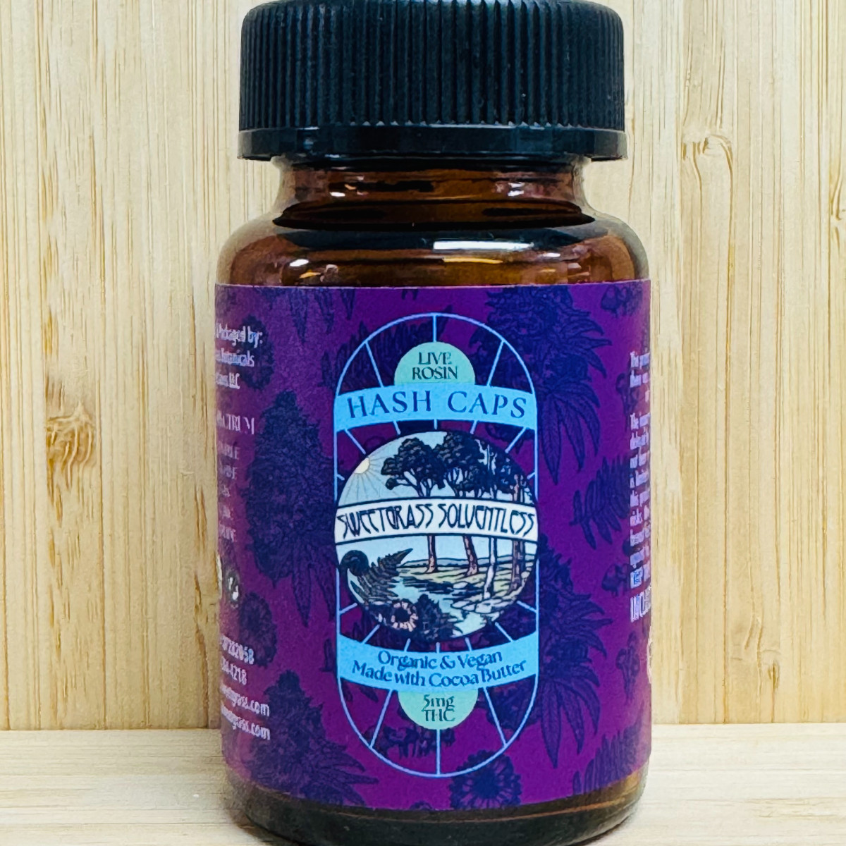 Photograph of product: Sweetgrass Botanicals au chocolat Caps