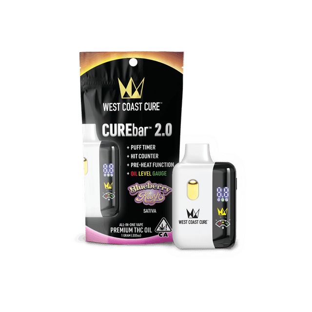 Photograph of product: Blueberry Kush (S) 2.0 -1g CureBar All-In-One - Retail