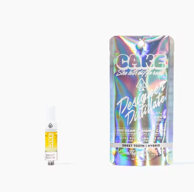 Photograph of product: Cake Sweet Tooth Hybrid Cartridge 1g