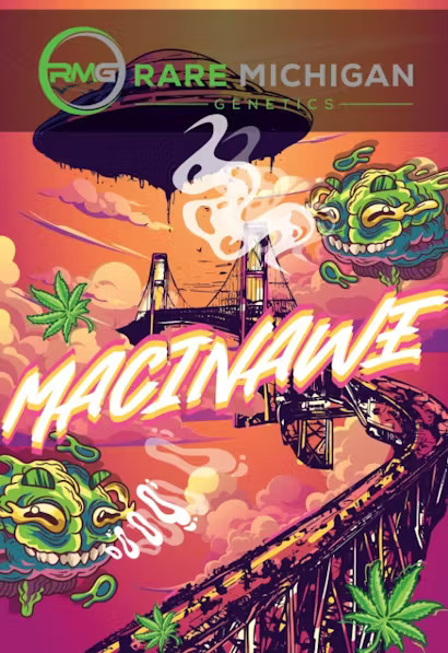 Photograph of product: Pre Roll Packs - 10 Pack - RMG - Macinawe - (Oui'd) - 26.46% TH-oui