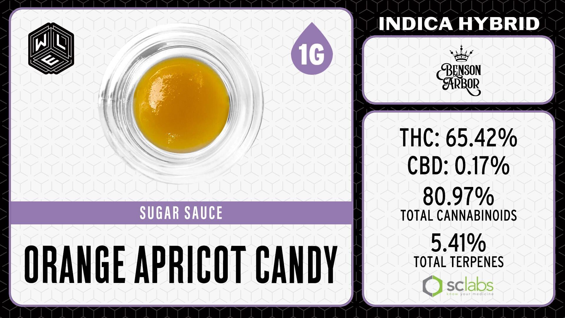 Photograph of product: WLE | Orange Apricot Candy Sugar Sauce