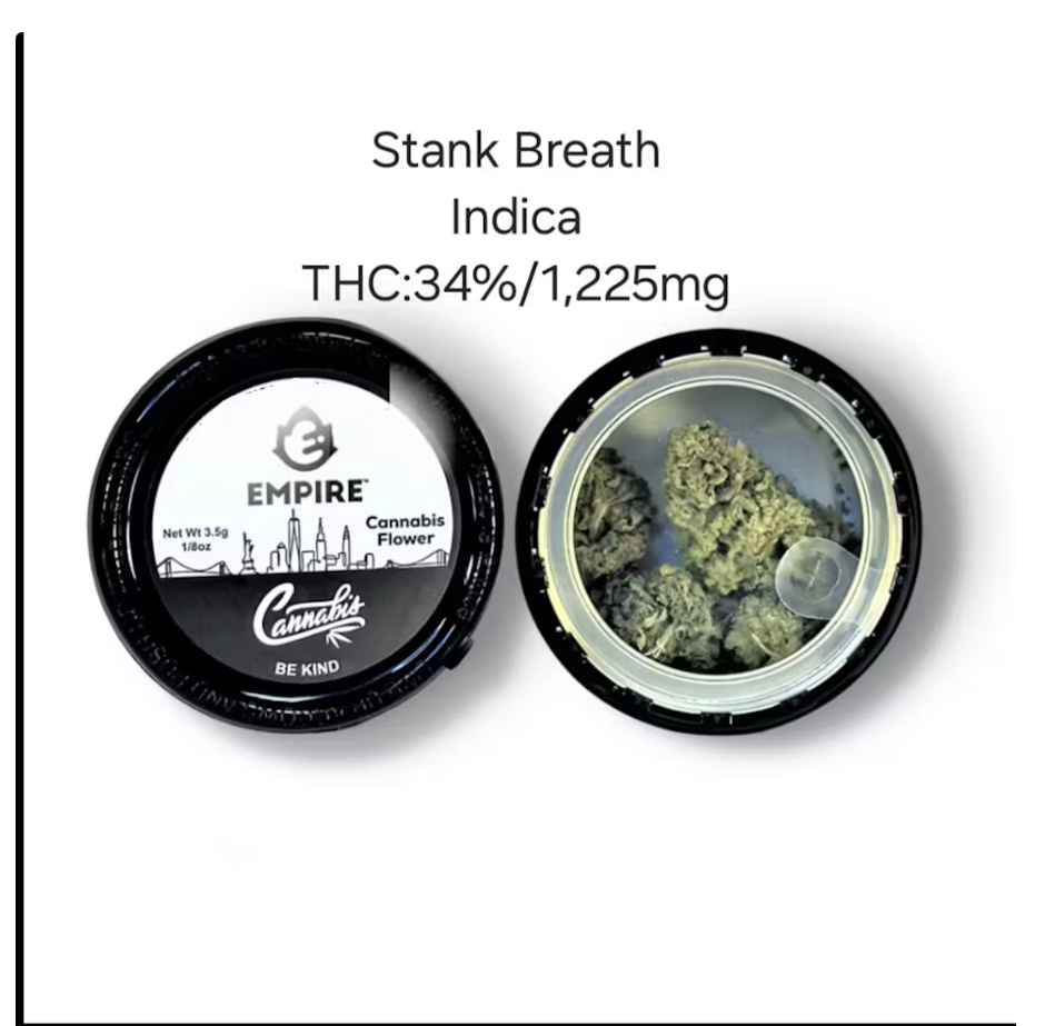 Photograph of product: Empire- Flower- Stank Breath (I) - 3.5g