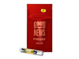 Photograph of product: "Friyay" Watermelon | 1g Cartridge | Good News
