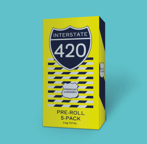 Photograph of product: I420 - Pre Roll 5 Pack - Jungle Pie