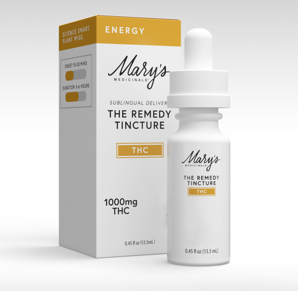 Photograph of product: Mary's The Remedy Tincture: Energy (1000mg TH-oui) $44